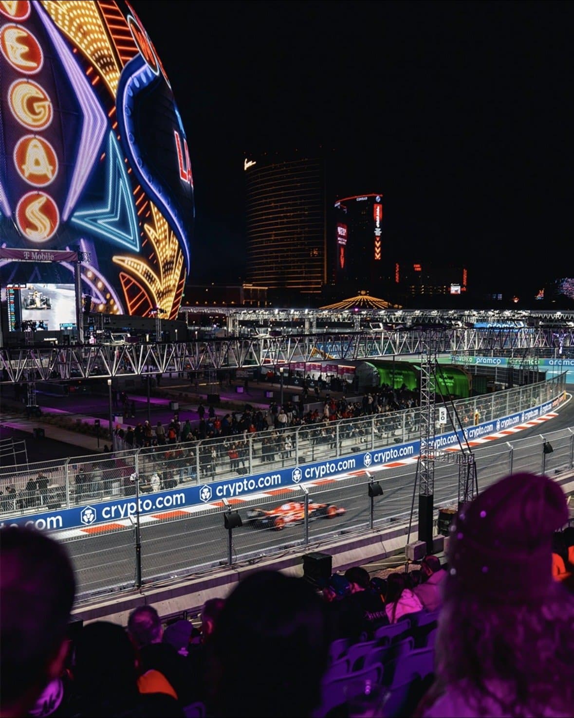 Las Vegas Grand Prix — trackside